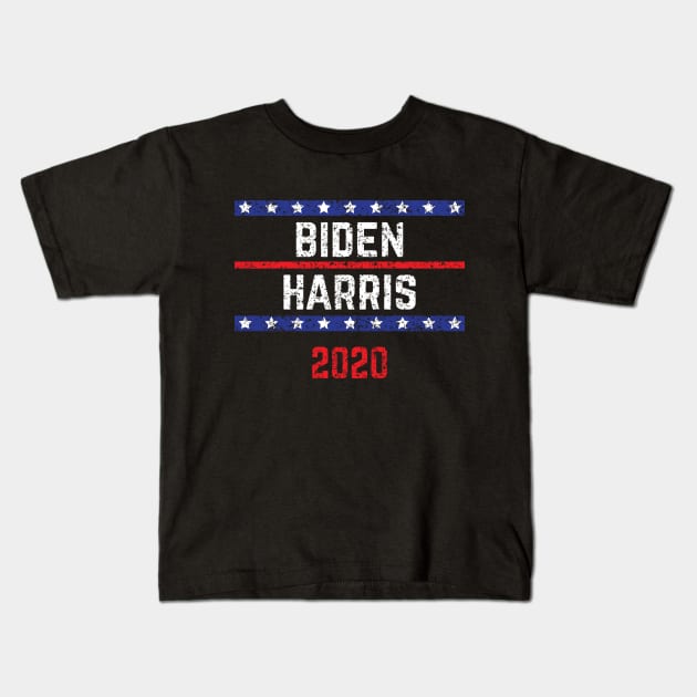 Joe Biden 2020 and Kamala Harris On One Ticket Distressed Kids T-Shirt by YourGoods